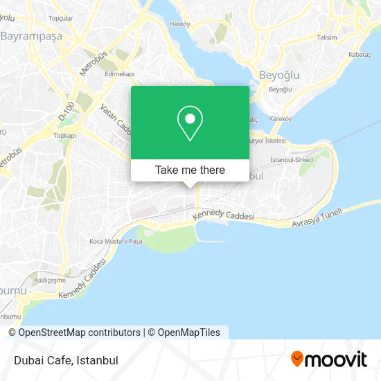 Dubai Cafe map
