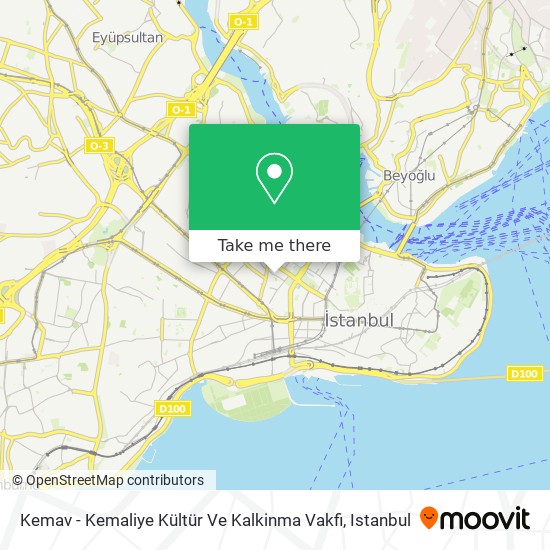 Kemav - Kemaliye Kültür Ve Kalkinma Vakfi map