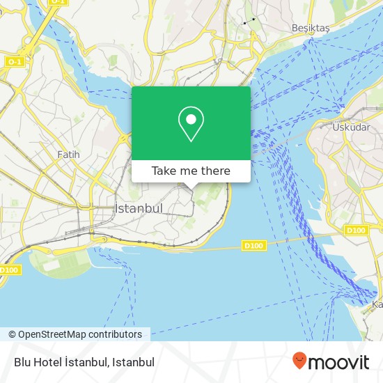 Blu Hotel İstanbul map