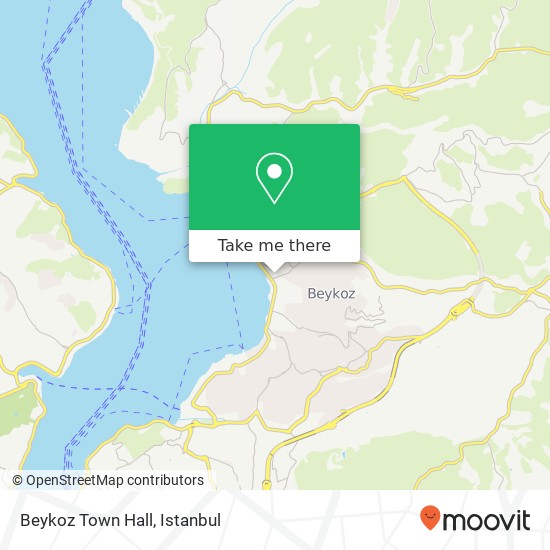 Beykoz Town Hall map