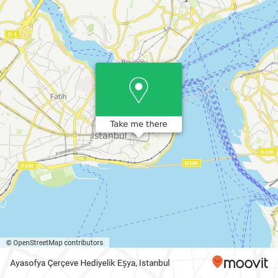 Ayasofya Çerçeve Hediyelik Eşya map