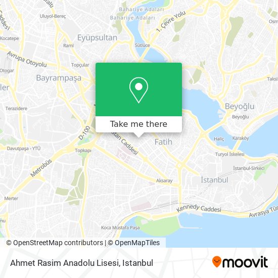 Ahmet Rasim Anadolu Lisesi map