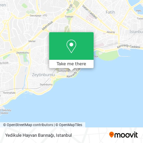 Yedikule Hayvan Barınağı map