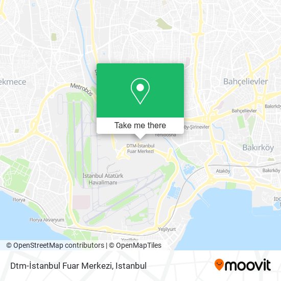 Dtm-İstanbul Fuar Merkezi map