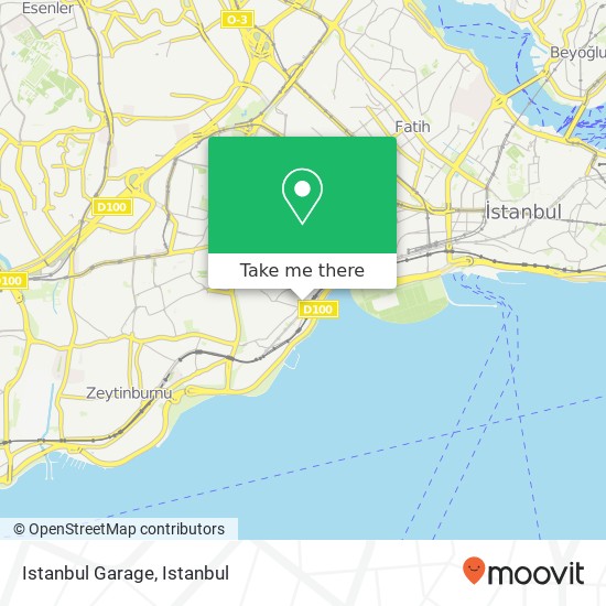 Istanbul Garage map