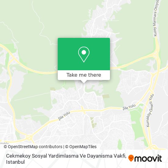 Cekmekoy Sosyal Yardimlasma Ve Dayanisma Vakfi map