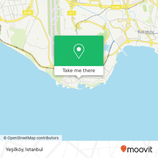 Yeşilköy map