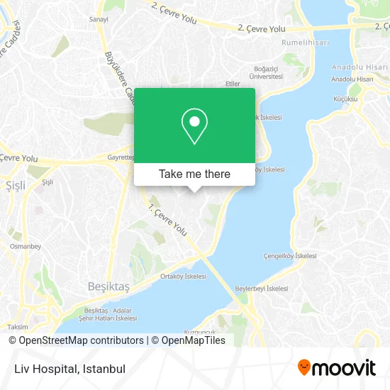 Liv Hospital map