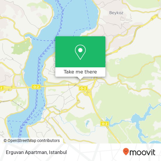 Erguvan Apartman map