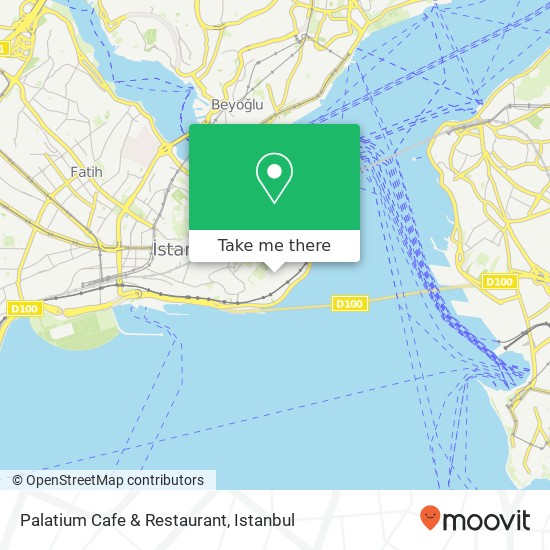 Palatium Cafe & Restaurant map