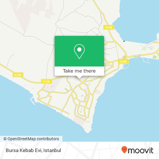 Bursa Kebab Evi map