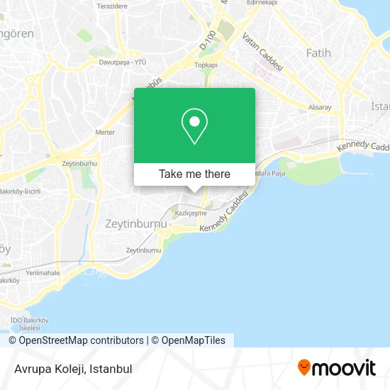 Avrupa Koleji map