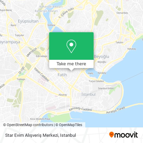 Star Evim Alışveriş Merkezi map