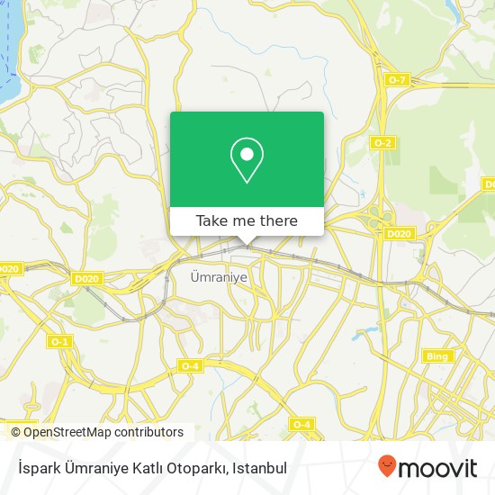 İspark Ümraniye Katlı Otoparkı map