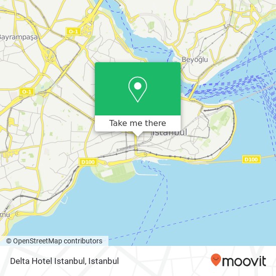 Delta Hotel Istanbul map