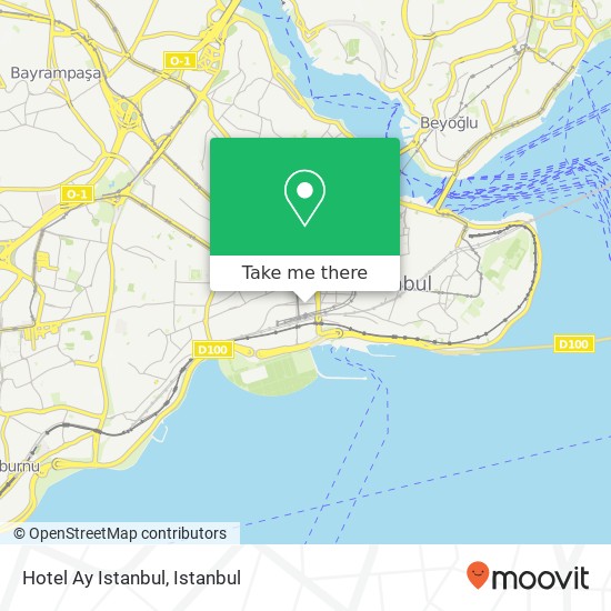 Hotel Ay Istanbul map