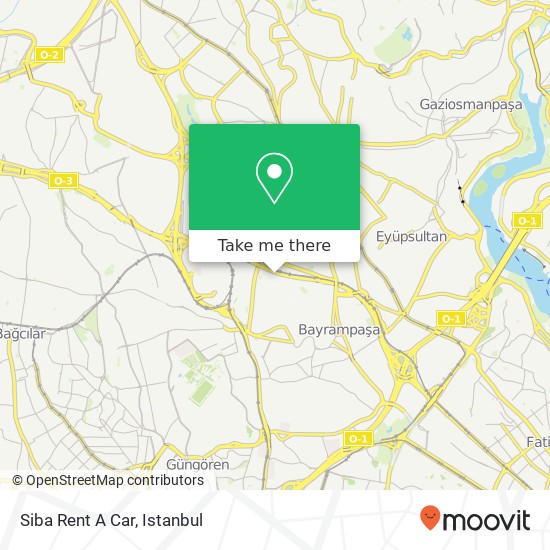 Siba Rent A Car map