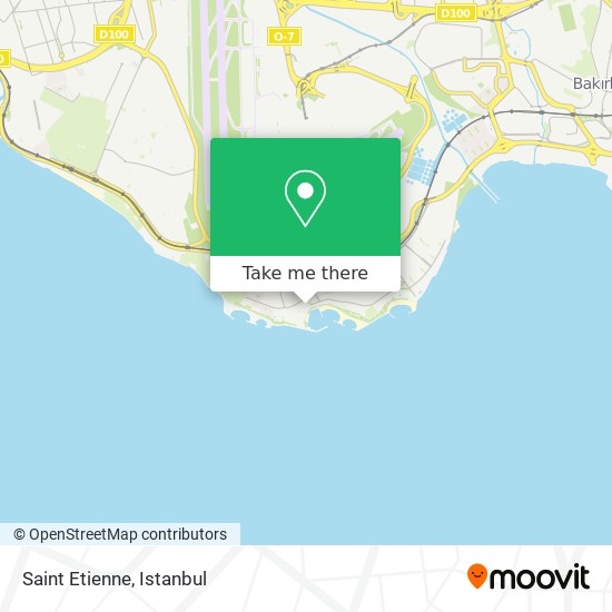 Saint Etienne map