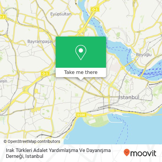 Irak Türkleri Adalet Yardımlaşma Ve Dayanışma Derneği map