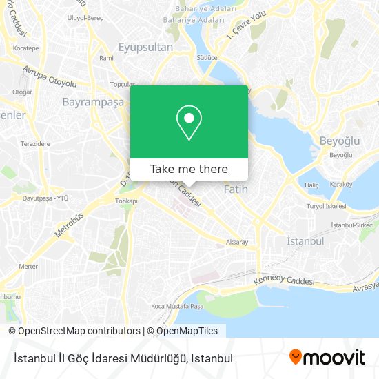 İstanbul İl Göç İdaresi Müdürlüğü map