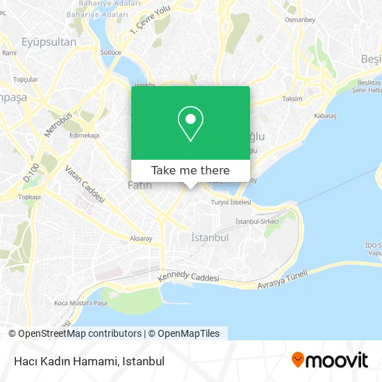 Hacı Kadın Hamami map