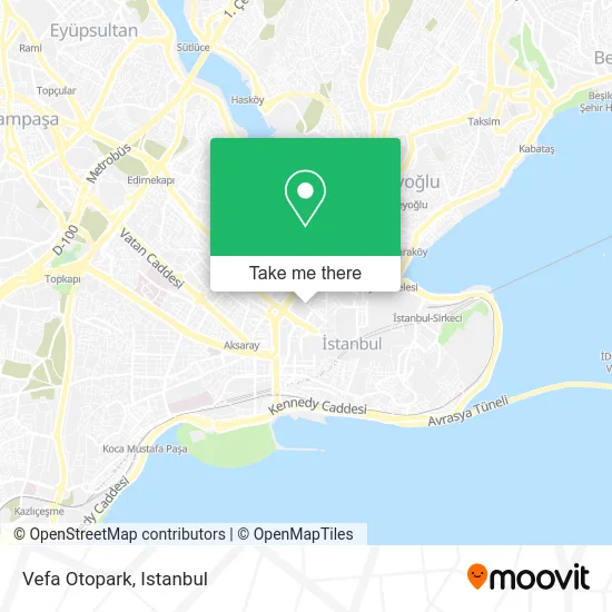 Vefa Otopark map