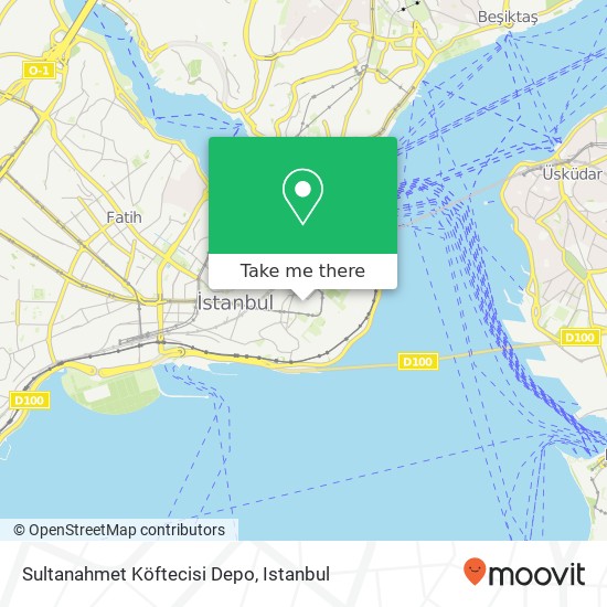 Sultanahmet Köftecisi Depo map