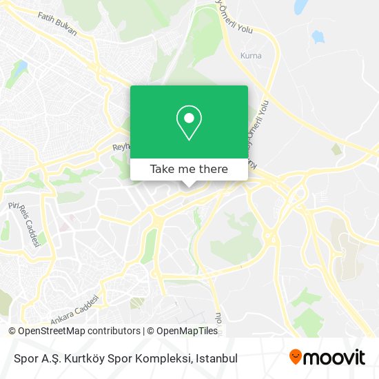 Spor A.Ş. Kurtköy Spor Kompleksi map