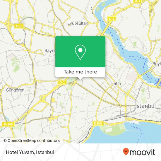 Hotel Yuvam map