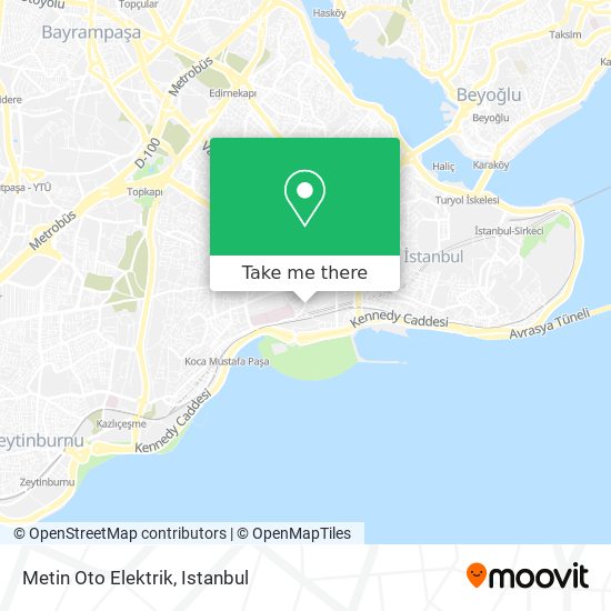 Metin Oto Elektrik map