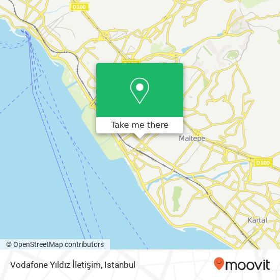 Vodafone Yıldız İletişim map