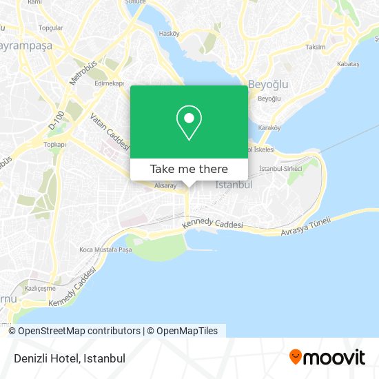 Denizli Hotel map