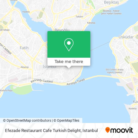 Efezade Restaurant Cafe Turkish Delight map