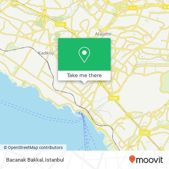 Bacanak Bakkal map