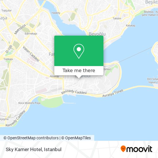 Sky Kamer Hotel map