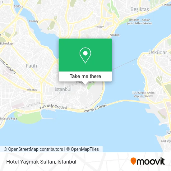 Hotel Yaşmak Sultan map
