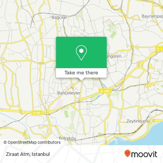 Ziraat Atm map