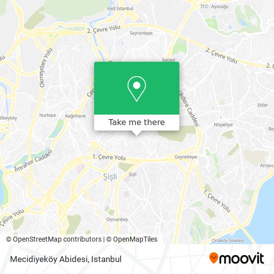 Mecidiyeköy Abidesi map