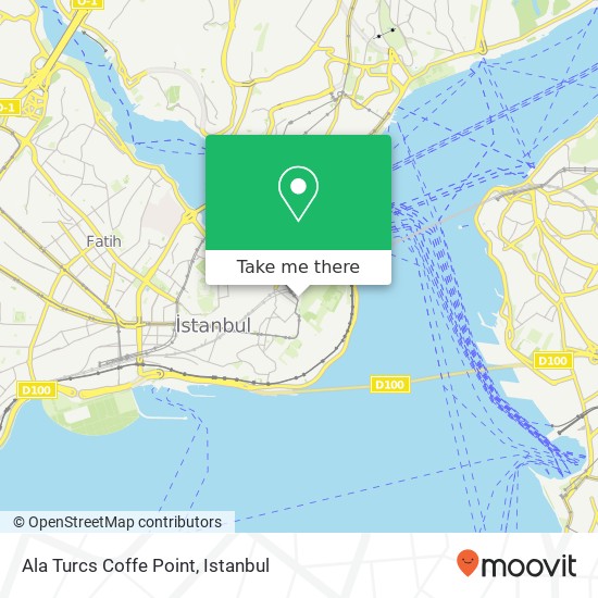 Ala Turcs Coffe Point map