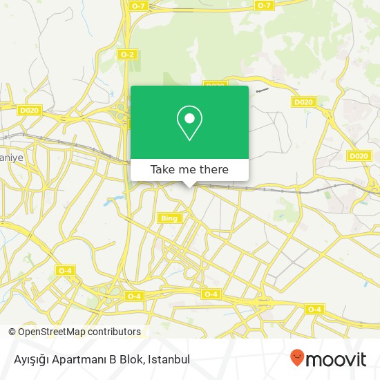 Ayışığı Apartmanı B Blok map