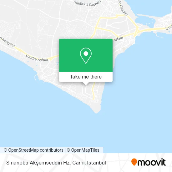 Sinanoba Akşemseddin Hz. Cami map