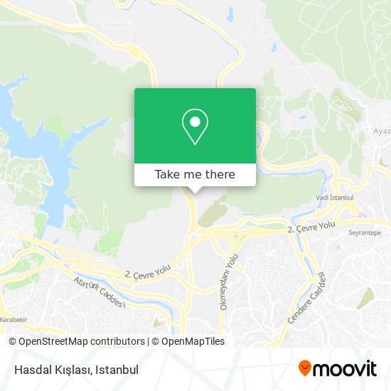 Hasdal Kışlası map