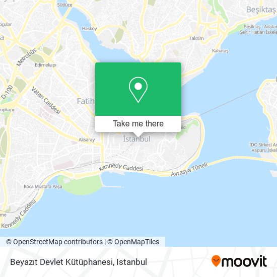 Beyazıt Devlet Kütüphanesi map