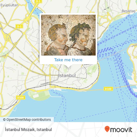 İstanbul Mozaik map