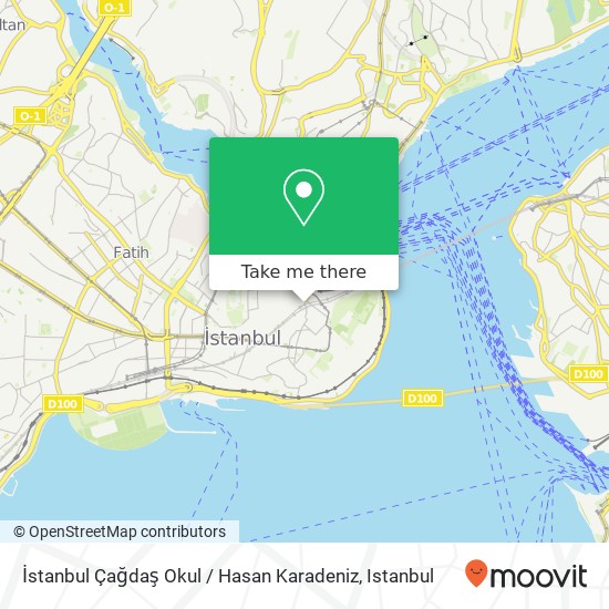 İstanbul Çağdaş Okul / Hasan Karadeniz map