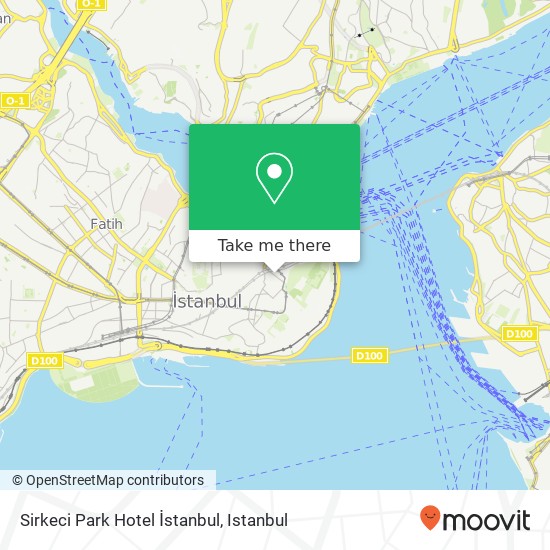 Sirkeci Park Hotel İstanbul map