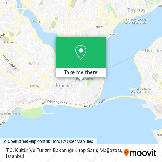 T.C. Kültür Ve Turizm Bakanlığı Kitap Satış Mağazası map