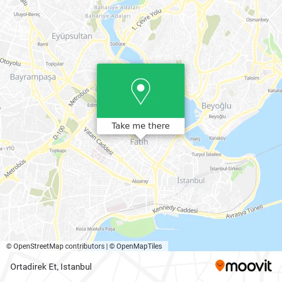 Ortadirek Et map