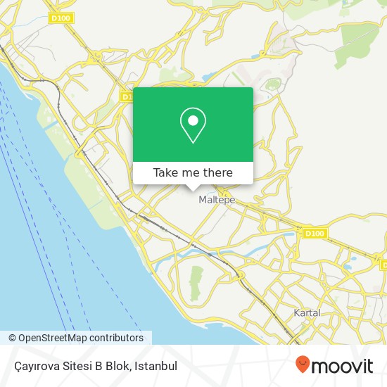 Çayırova Sitesi B Blok map