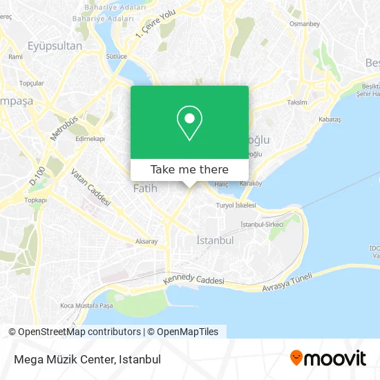 Mega Müzik Center map